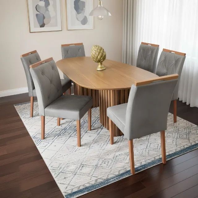 Mesa de jantar Isis com 6 lugares - Foto 2