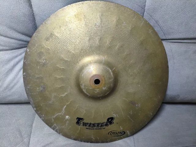 Extensor Cromada com Clamp + Medium Crash 14' Orion Twister - Foto 2