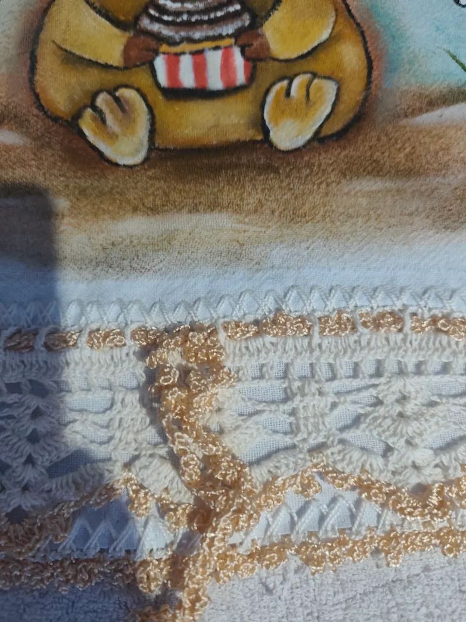 Vendo pano de prato, totalmente feito a mão  - Foto 2