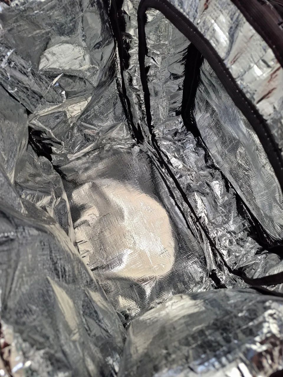 Bag mochila térmica delivery 80L preta  - Foto 5