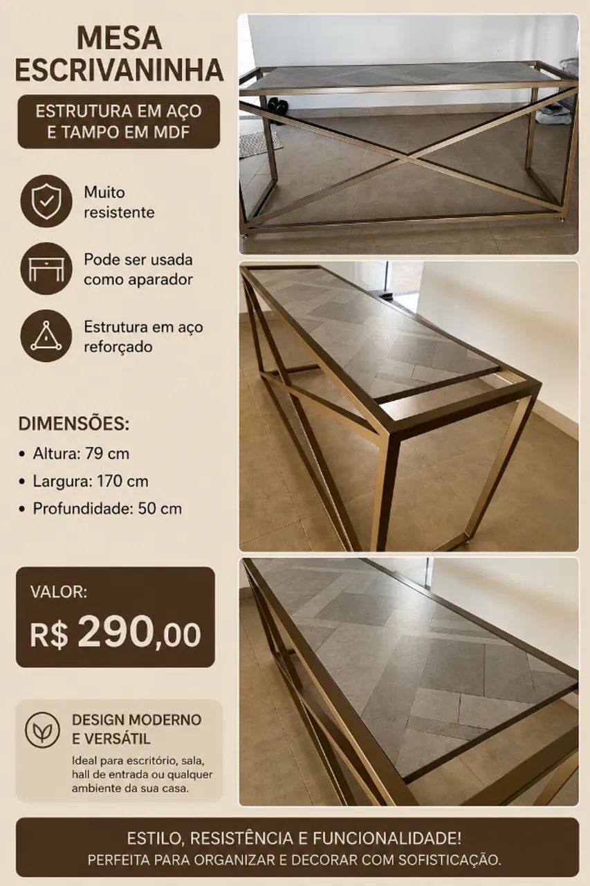Mesa escrivaninha