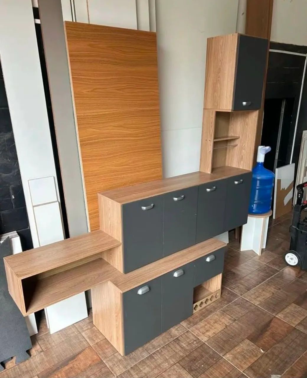 Armário de cozinha.