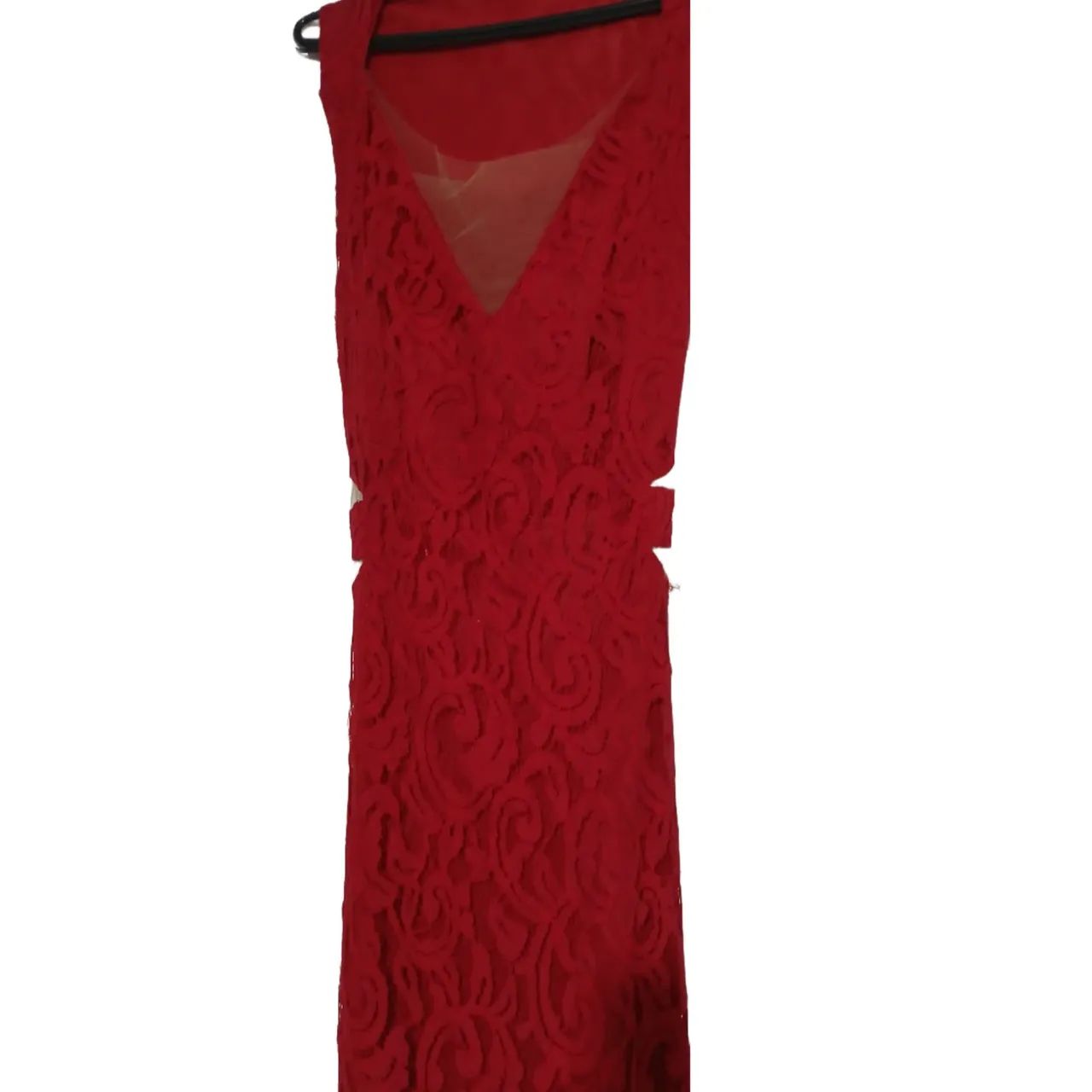 Vestido longo rendado M - Foto 3