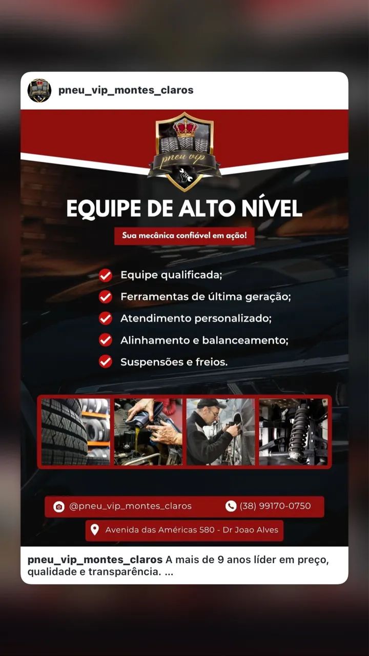 O MELHOR PREÇO EM PNEUS DA CIDADE 