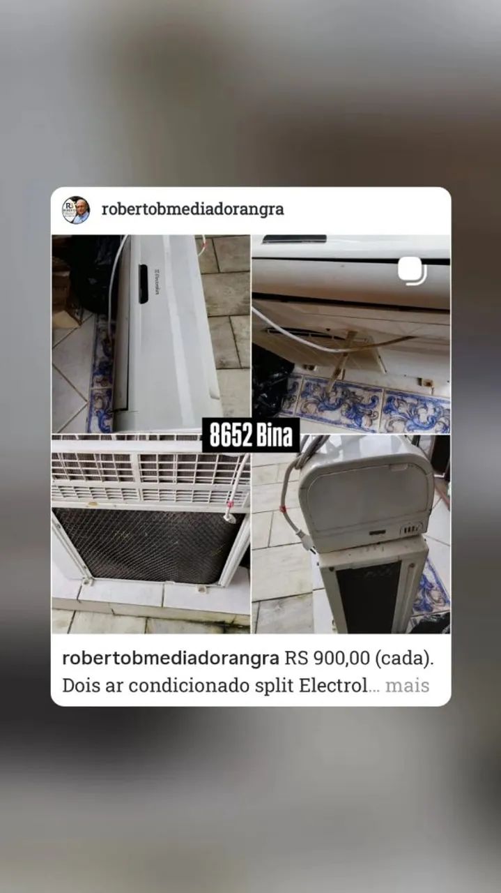 Ar condicionado split Electrolux 9000 BTUs 220 volts