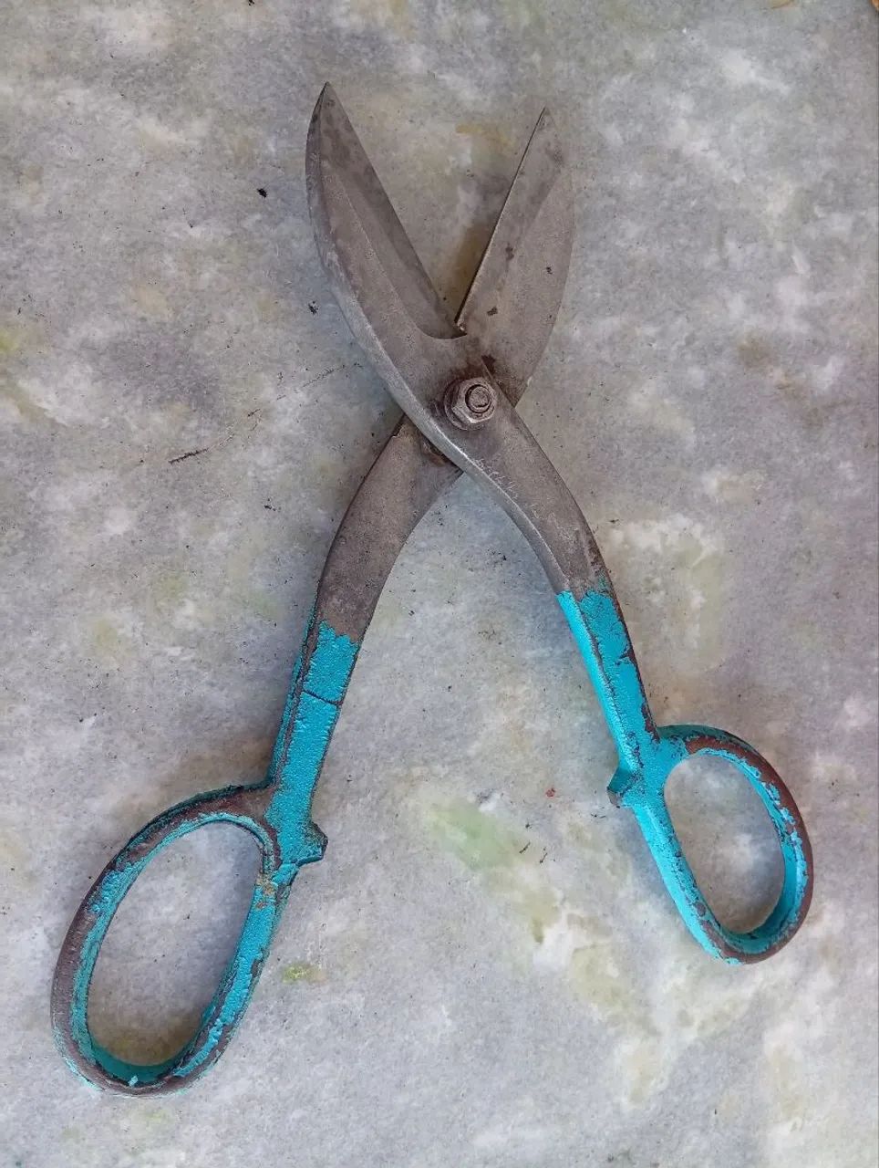 Tesoura funileiro para chapa modelo americano 10 polegadas  - Foto 2