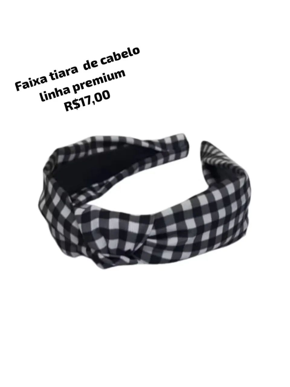 Tiara de cabelo fashion linha premium atemporal  - Foto 4