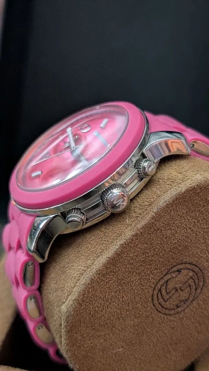 Relógio Michael Kors Feminino Pink - Foto 2