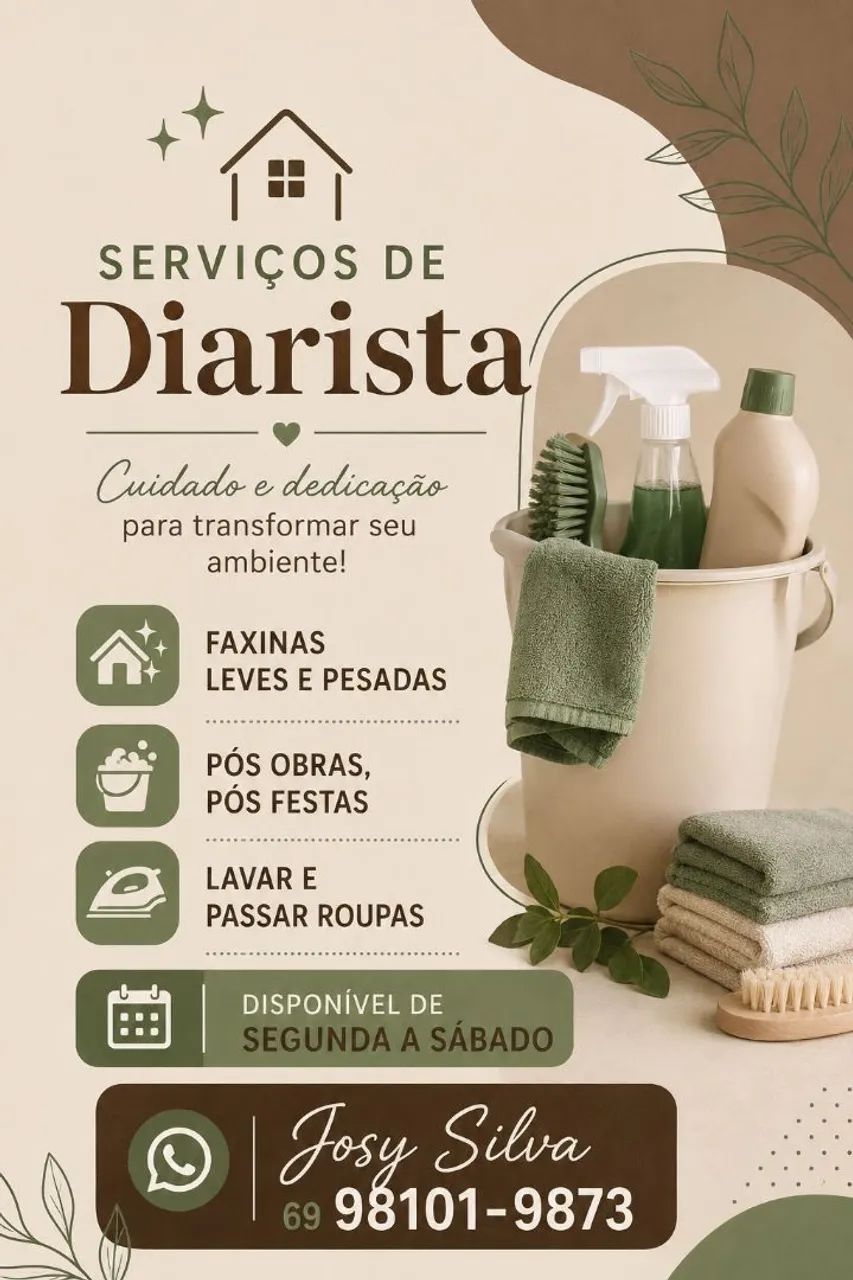 Passadeira - Faxineira 
