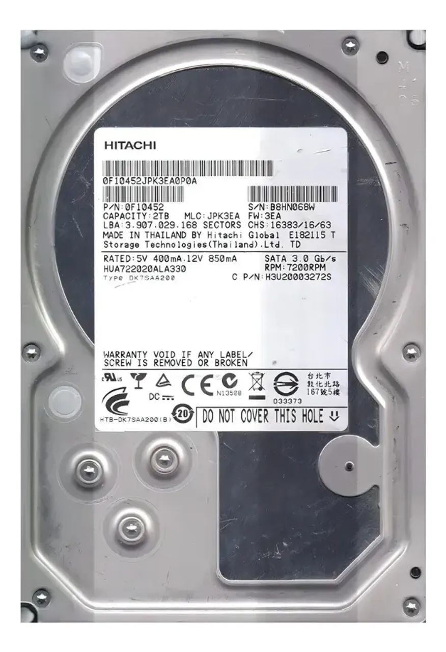 HDD Hitachi Ultrastar 2TB