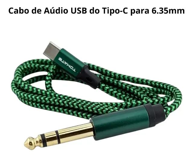 Cabo Tipo-C para P10 AUX 6.35mm 1M - MCB-045