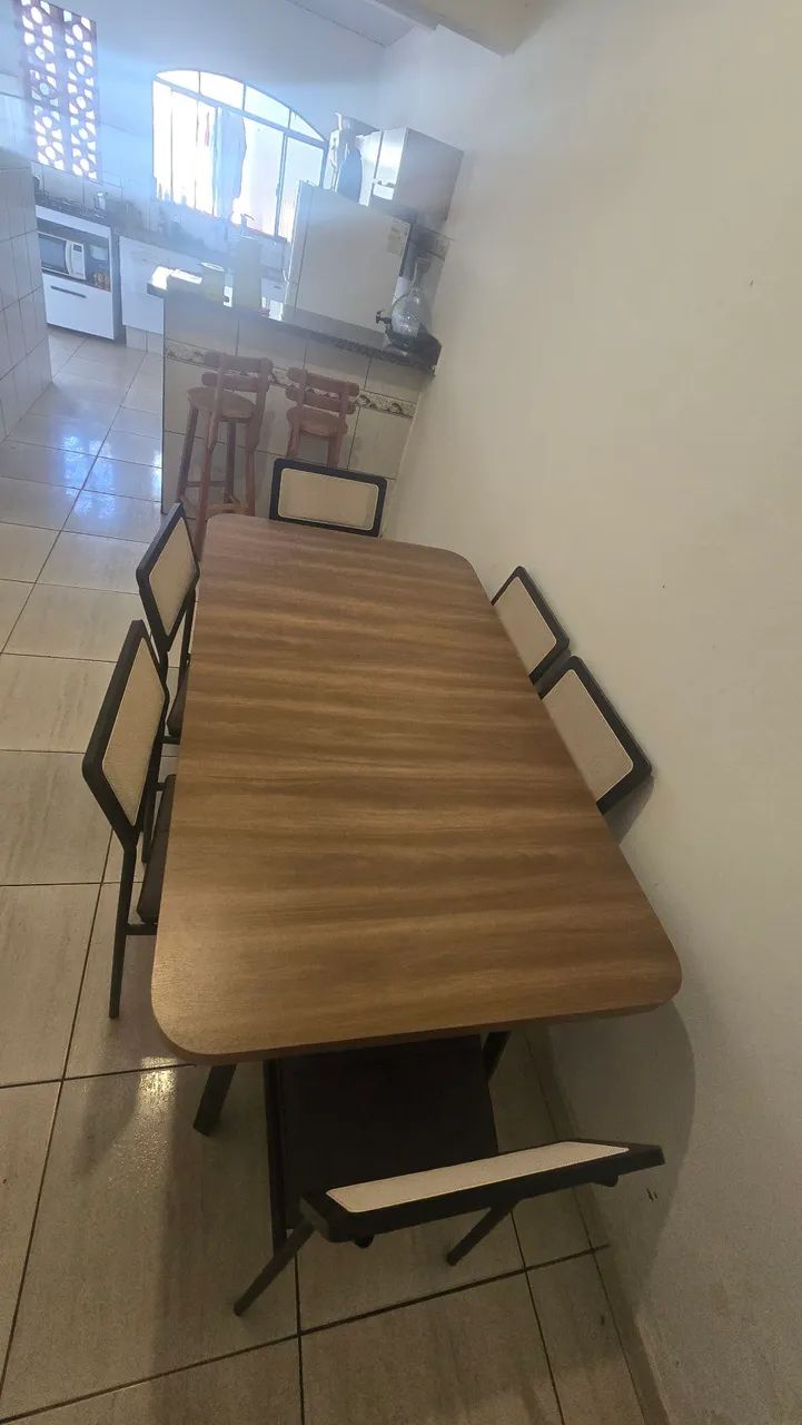 Mesa jantar 6 cadeira - Foto 2