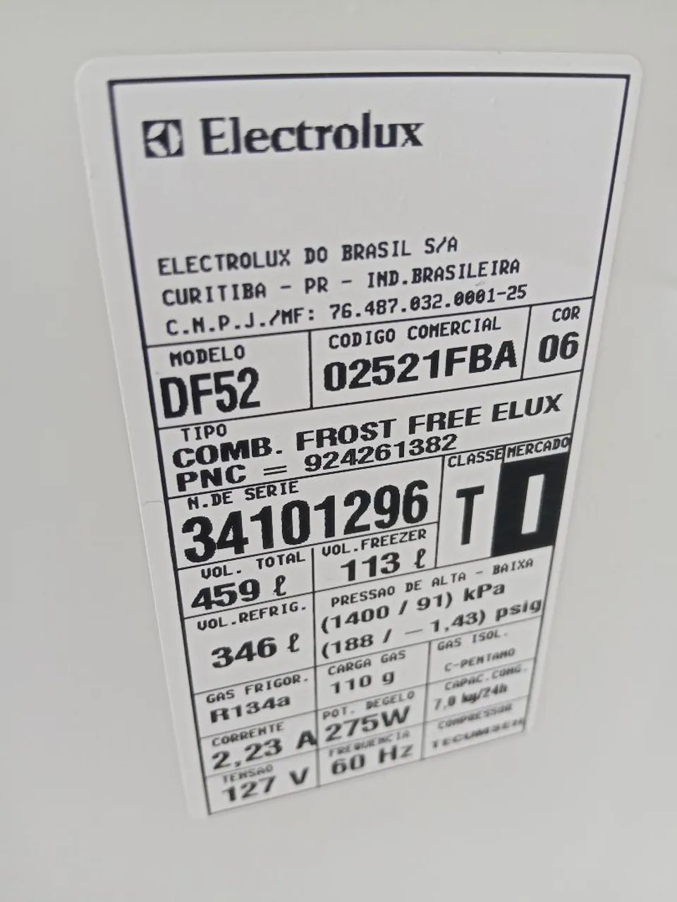 Geladeira Frost Free Electrolux  - Foto 5