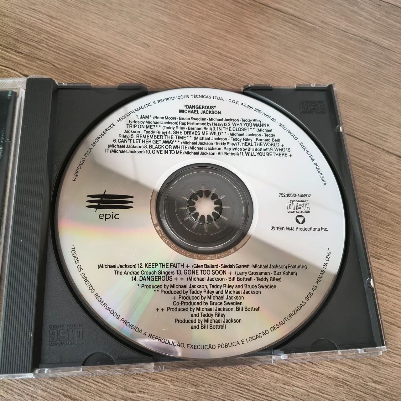 Cd Michael Jackson Dangerous - Primeira Prensagem - Foto 3
