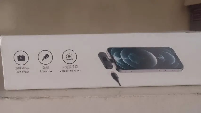 microfone sem fio K9 para celular tipo c ou iphone - Foto 2
