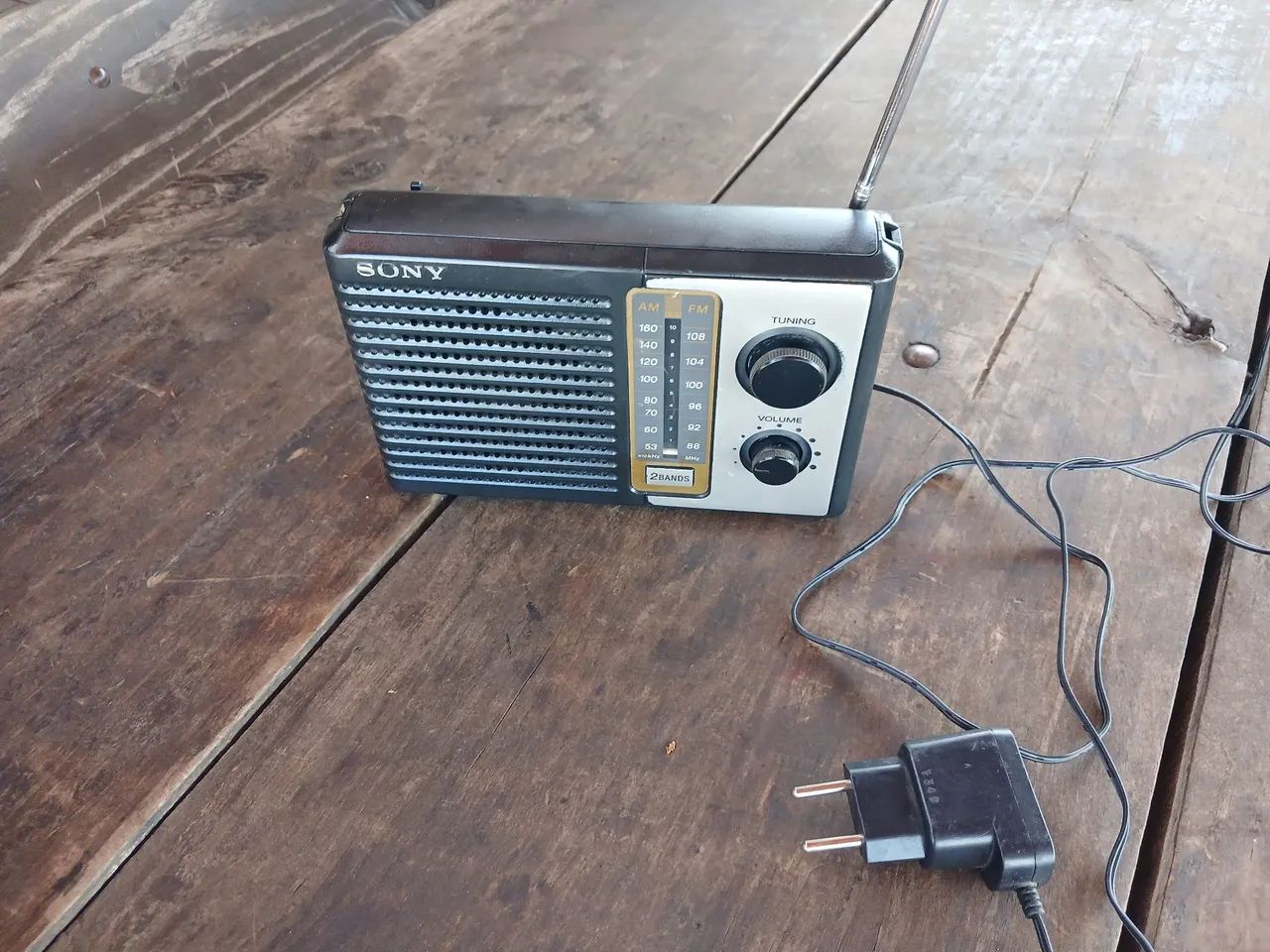 Rádio portátil sony