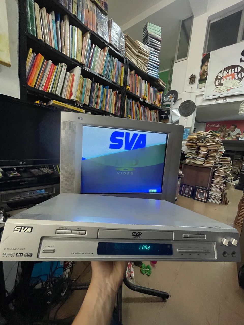 Aparelho DVD SVA d-2018 tirar peças funcionando