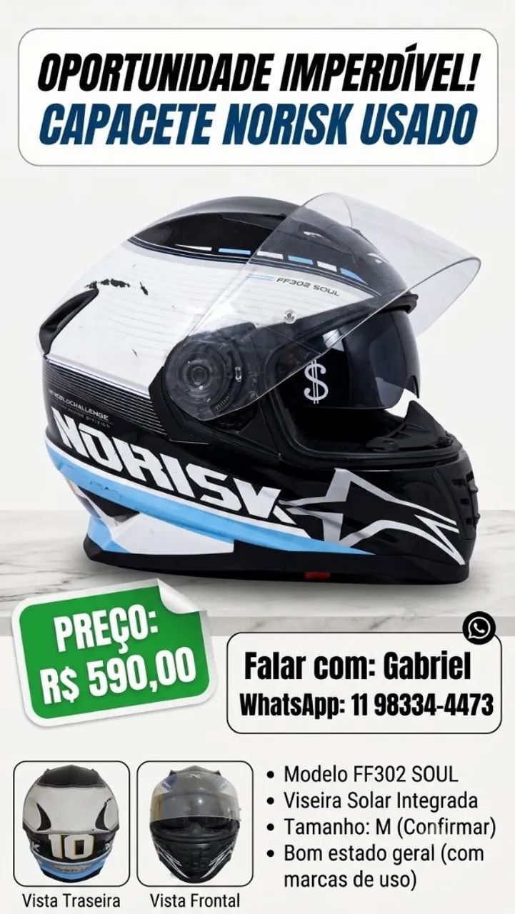 Capacete norisk 