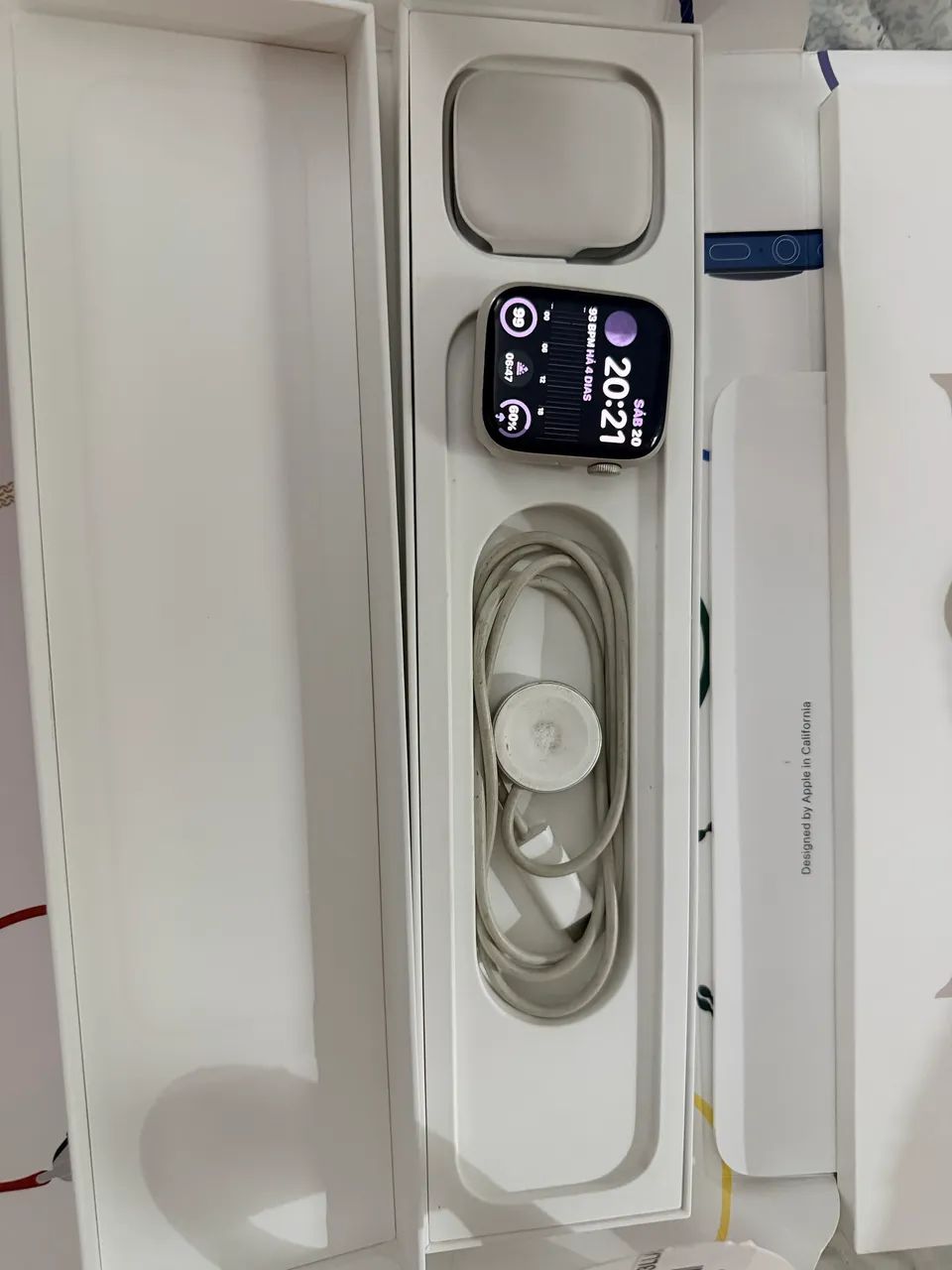 Apple Watch 7 (GPS) Alumínio Estelar - Foto 2