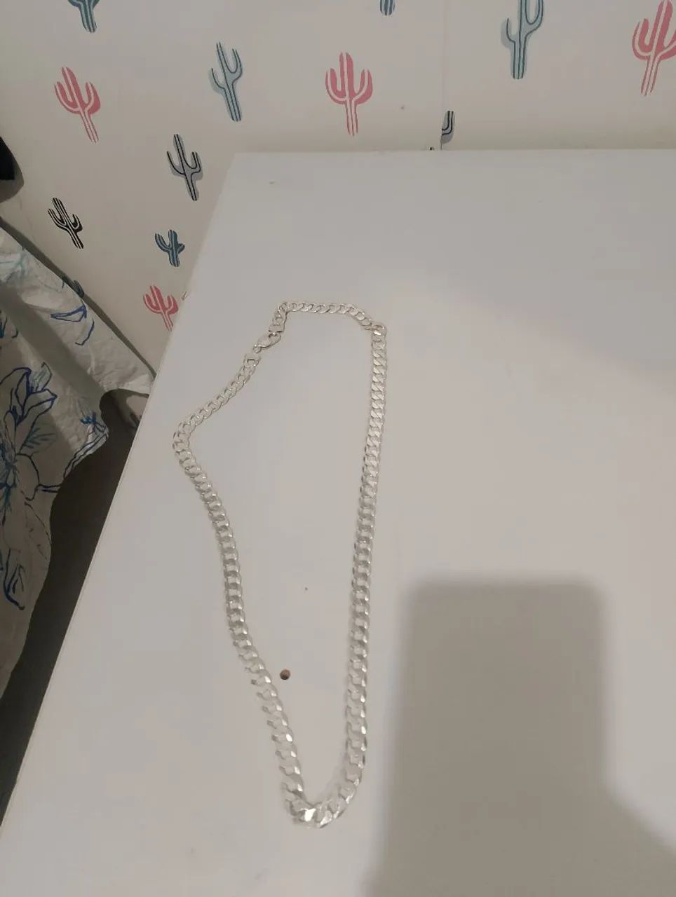Cordão e dedeiras de Prata  - Foto 4