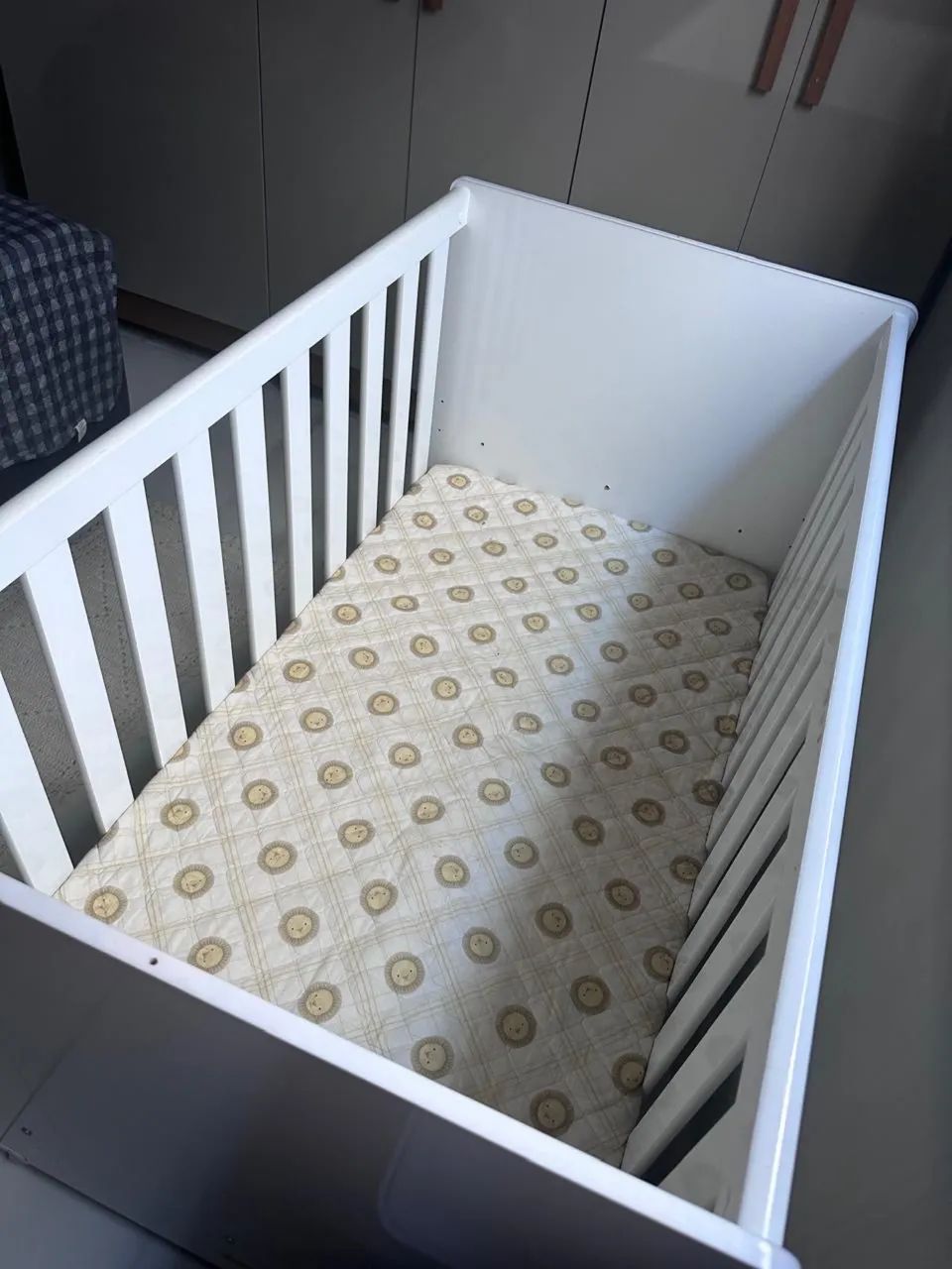 ? BERÇO MINI CAMA BRANCO + COLCHÃO - Foto 2