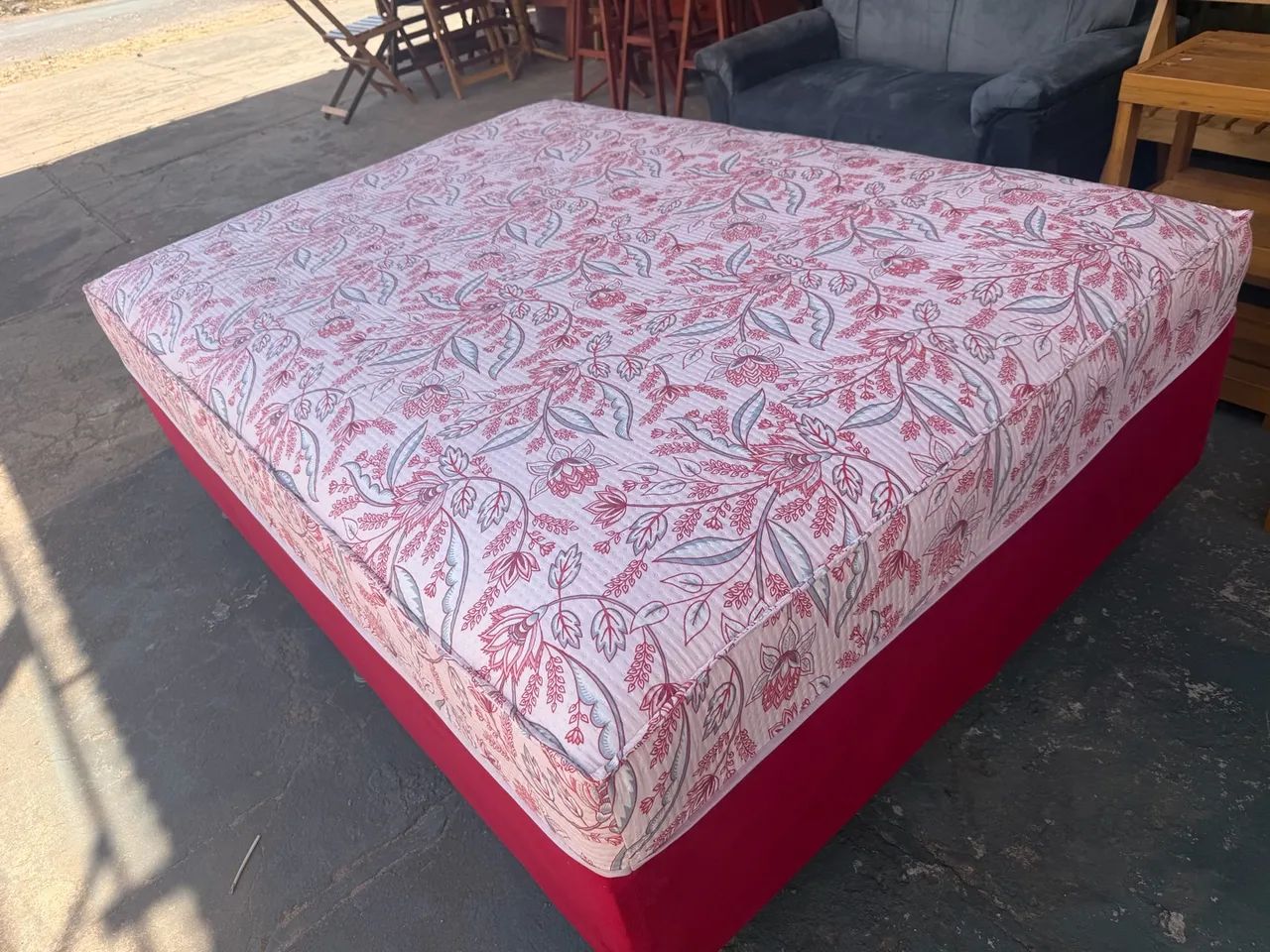 Cama casal mola ensacada nova 