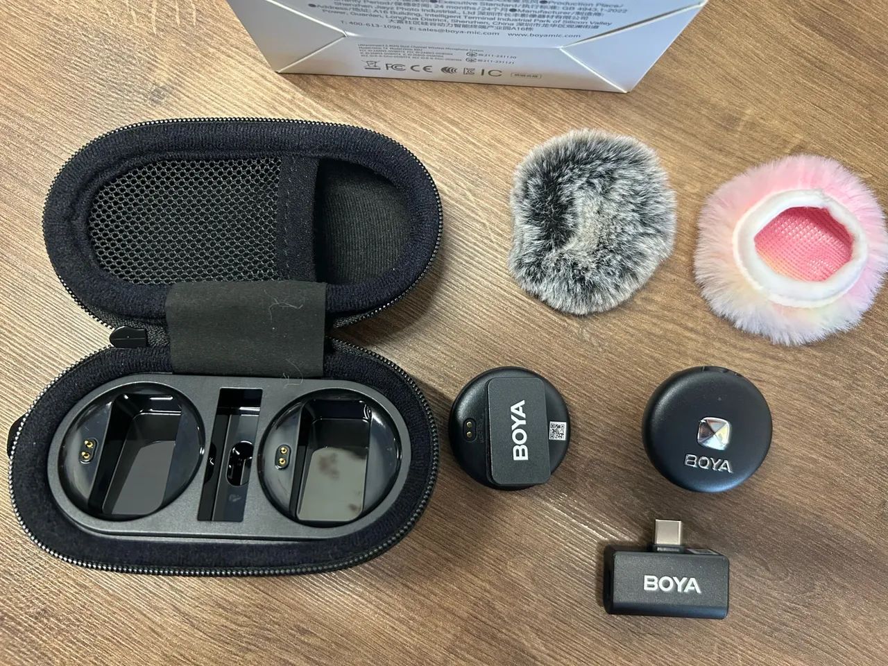 Microfone Lapela Boya Omic-U - Usb C - Foto 2