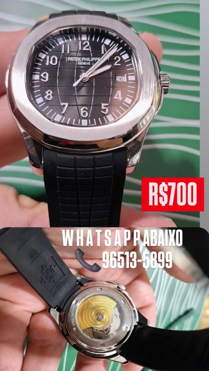 Relógio PATEK PHILIPPE AUTOMÁTICO  MODELO AQUANAUT 