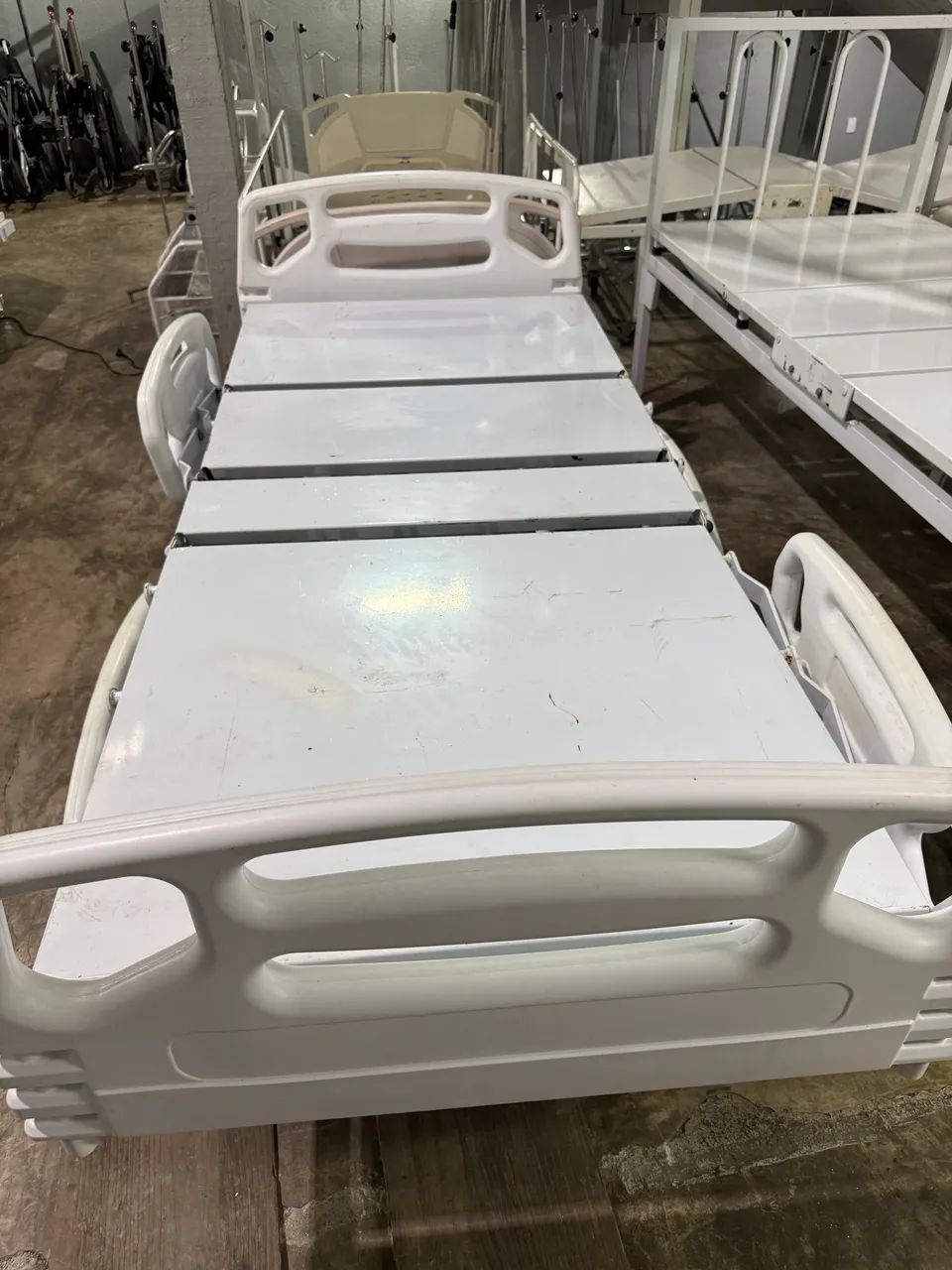 Cama manual usada