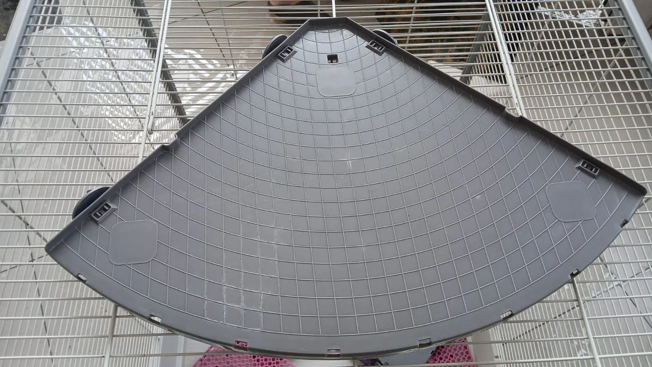 Ferplast Gaiola para furão FURET XL 80 x 75 x 86,5 cm Cinza, GRANDE - Foto 5
