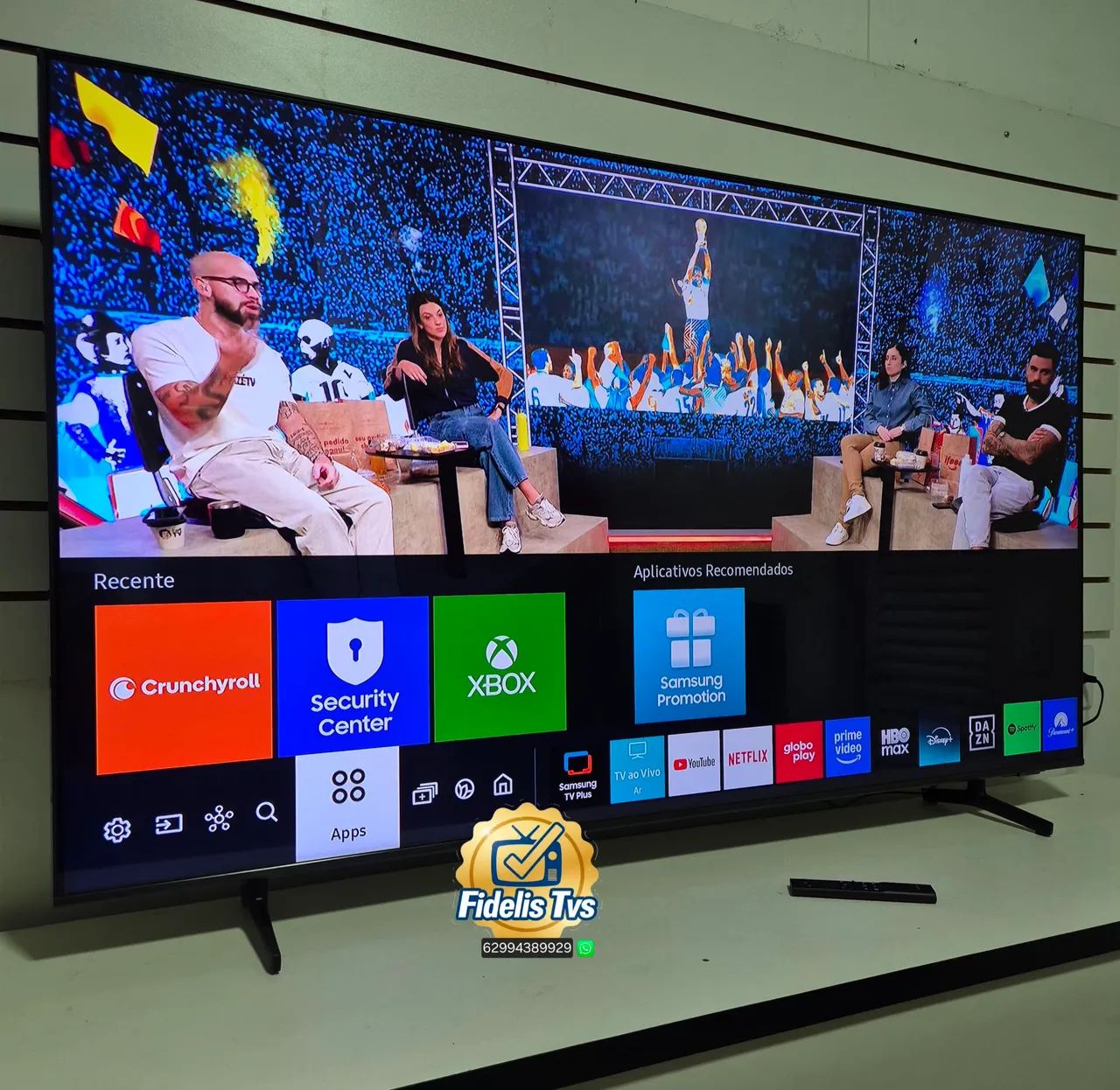 QLED 65 SAMSUNG TV COMPLETA