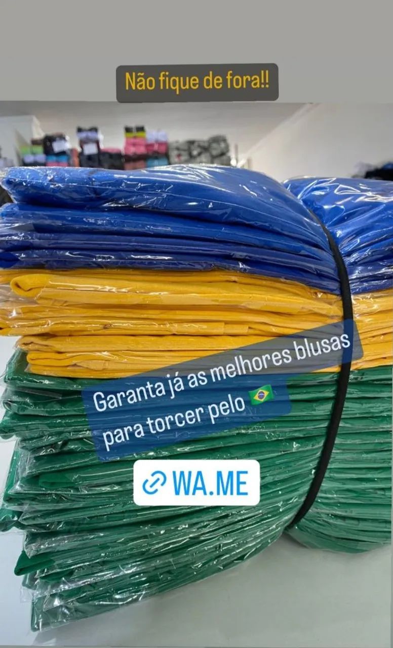 Camisas Básicas (Cores da Copa) - Foto 2