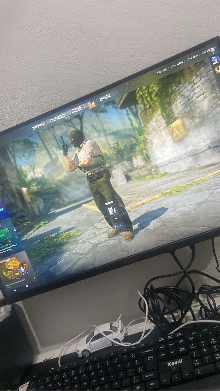 MONITOR GAMER - 27 POLEGADAS - 165 Hz - 1MS + SUPORTE ARTICULADO 
