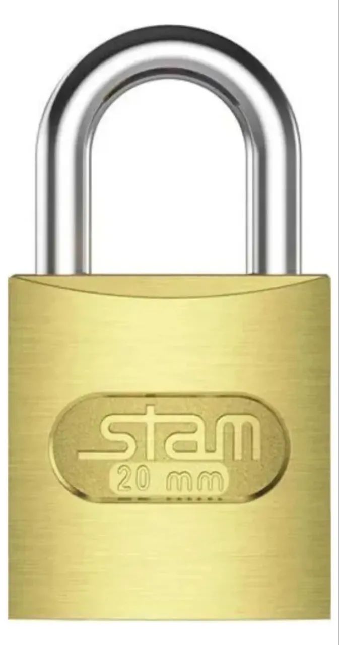Cadeado Stam 20mm com chave kit com 10 unidades.  - Foto 6