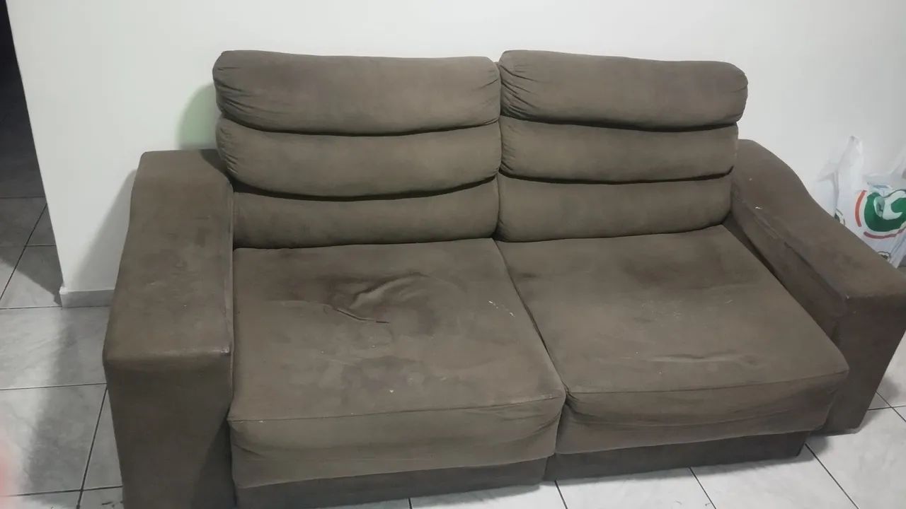 Vendo Sofá Retrátil e Reclinável usado - Foto 2