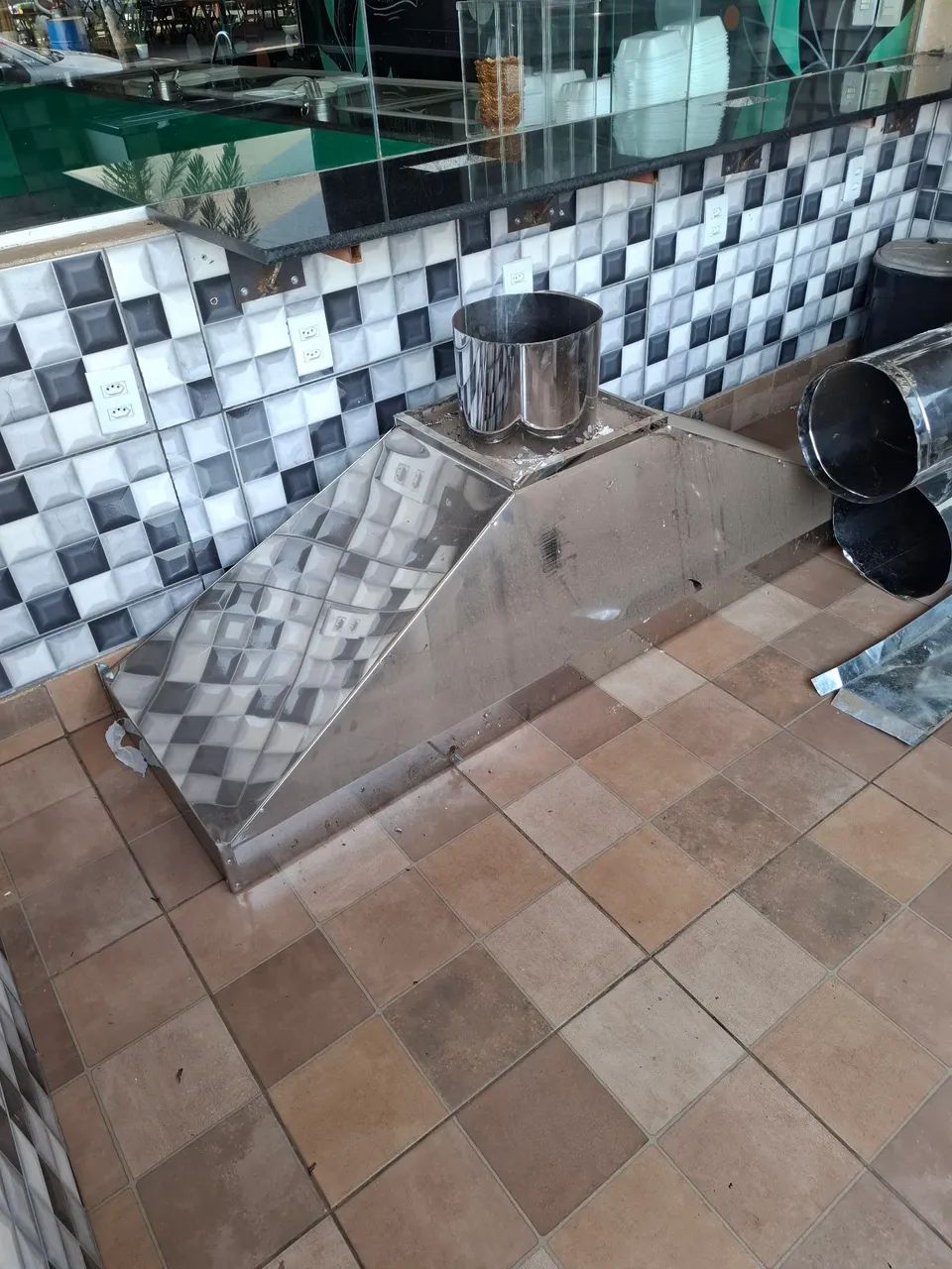 Coifa de inox 