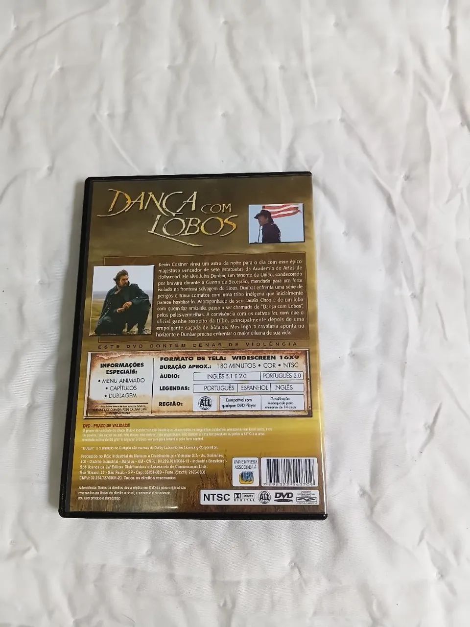 Dvd Dança com Lobos - Original  - Foto 2
