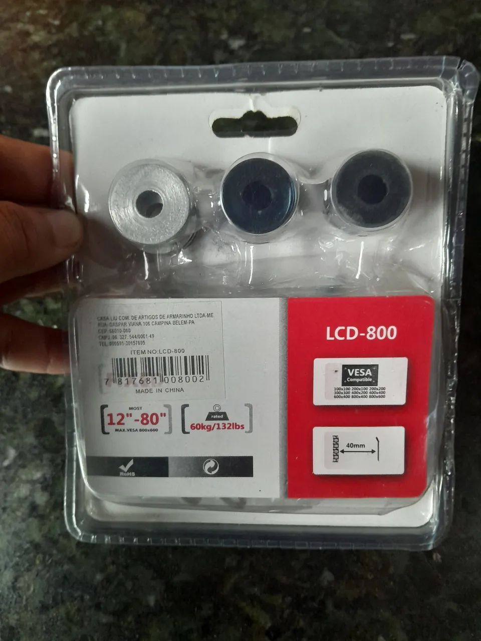 Suporte fixo para tv de 12 a 80 polegadas  - Foto 2