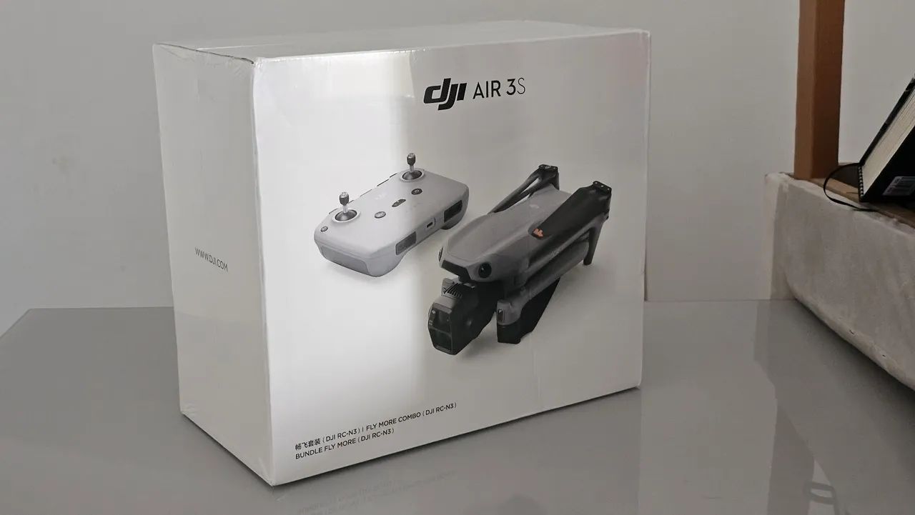 Dji Air 3s Flymore combo com Rcn3 lacrado Anatel - Foto 3