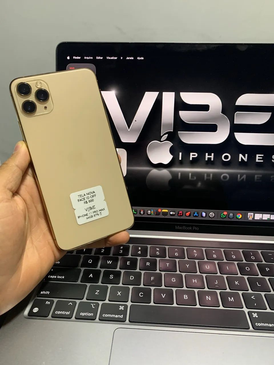 IPHONE 11 PRO MAX 64GB SEMINOVO - Celulares e Smartphones