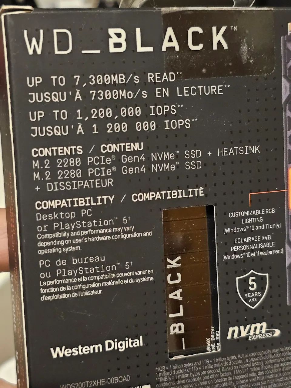 Ssd WD BLACK 2TB - Foto 2
