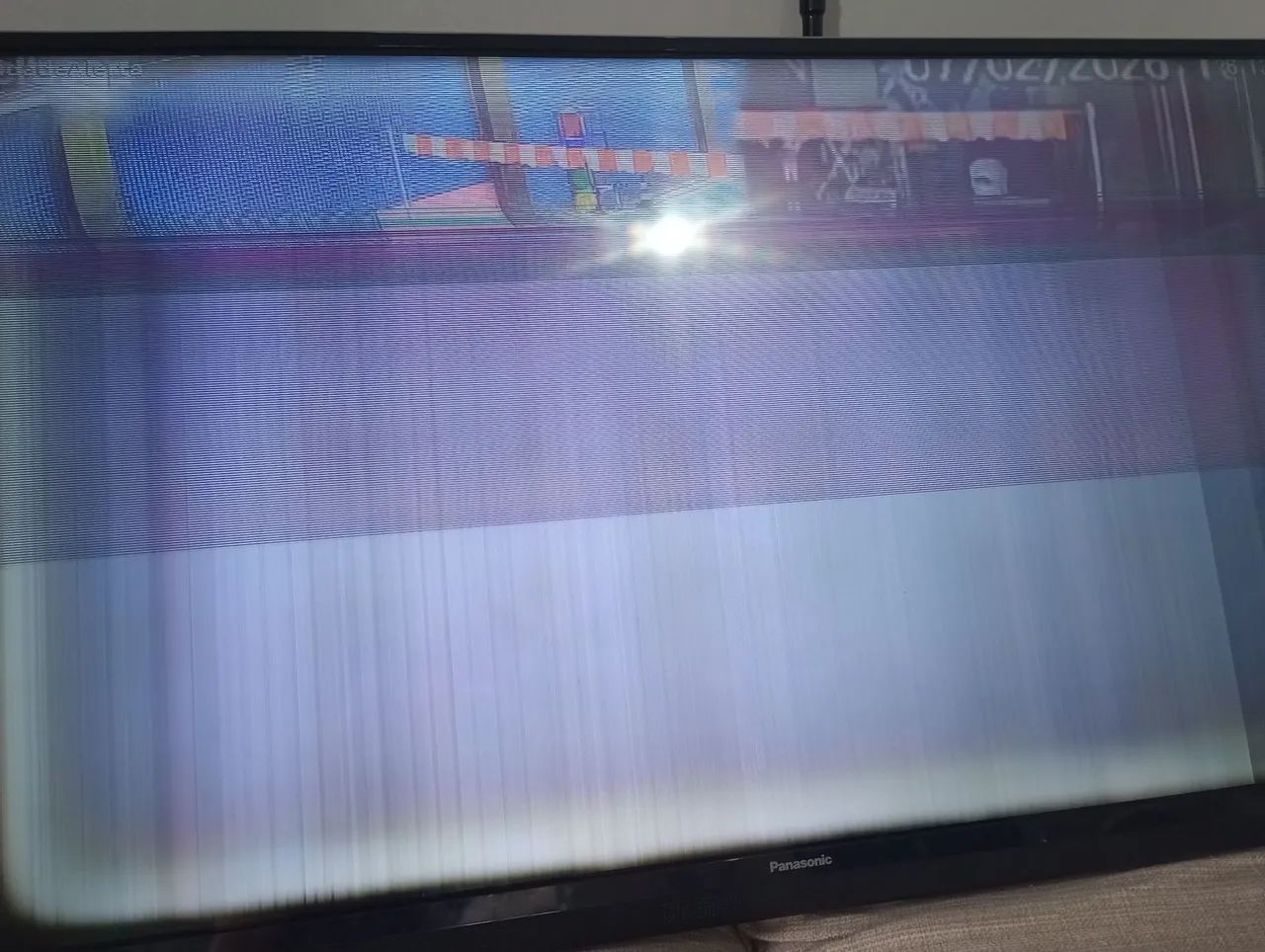 Smartv tela queimada 