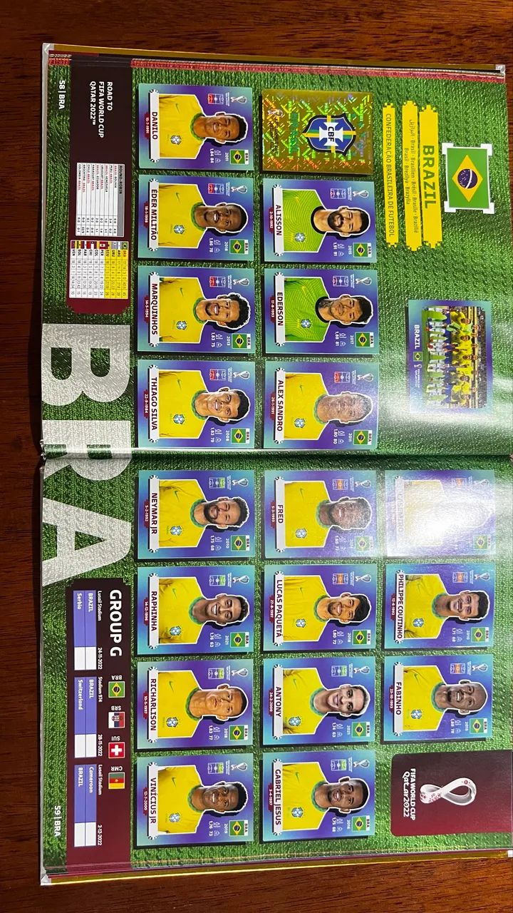 Álbuns Copa 2022 Numerado e 2018 completos - Foto 3