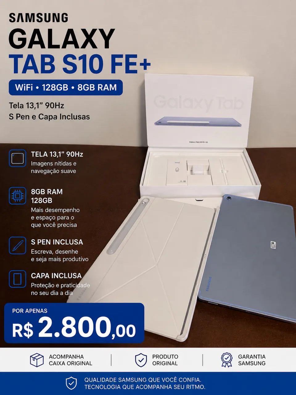 Tablet Samsung Galaxy S10 Fe Plus 13,1 - Foto 5
