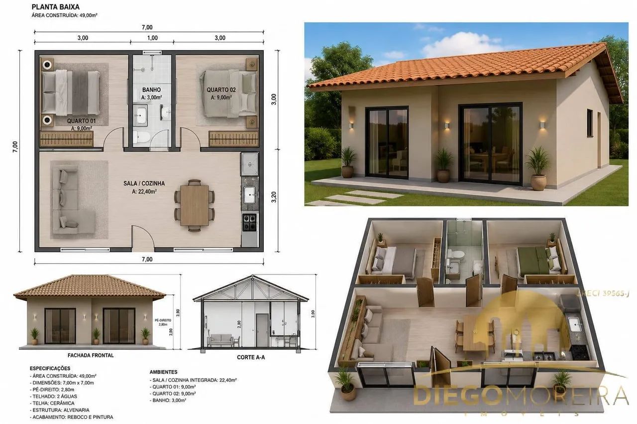 CASA À VENDA EM TERRA PRETA  PARQUE BELA VISTA - Foto 3