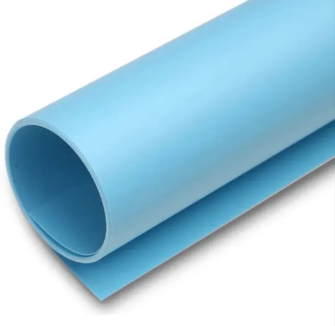 fundo infinito para studio fotográfico na cor azul 