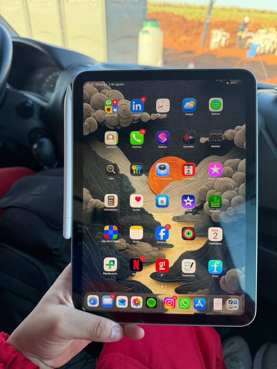 iPad A16 (11ª geração) + Apple Pencil USB-C - Foto 5