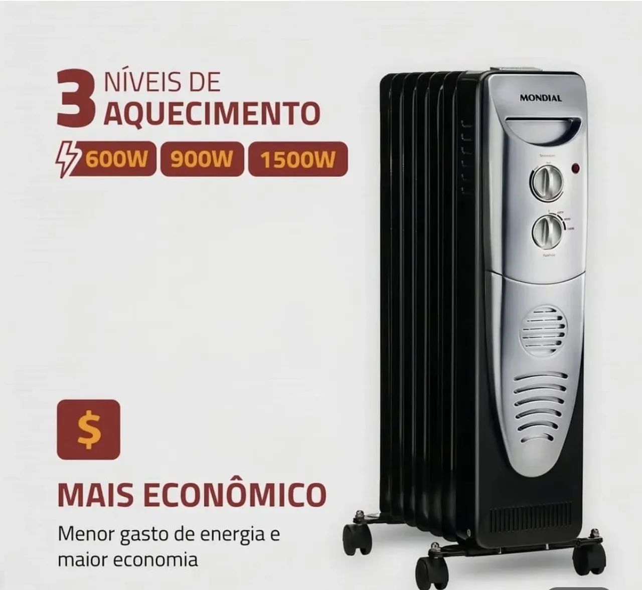 Aquecedor a óleo novo  - Foto 2
