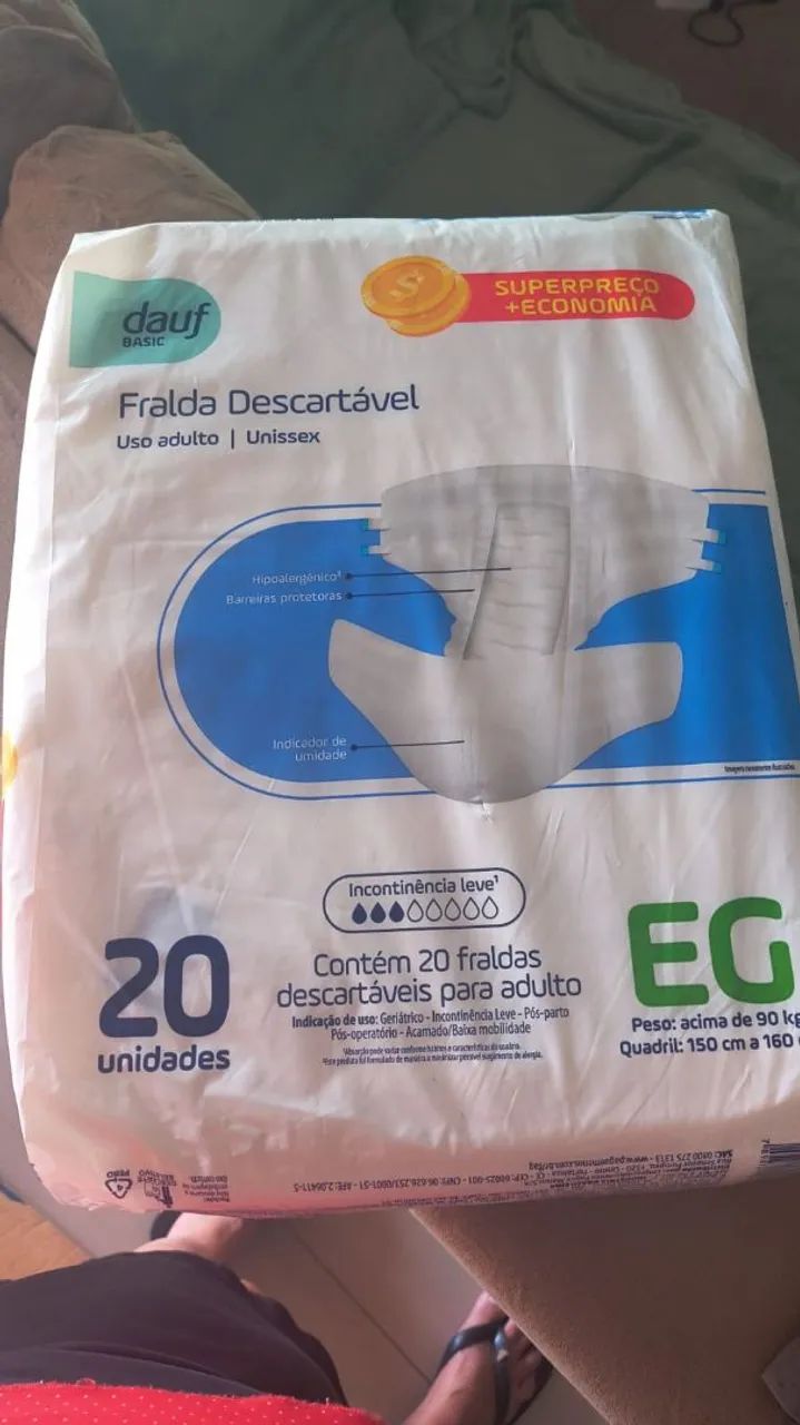 Fraldas adulto EG Dauf - Foto 2