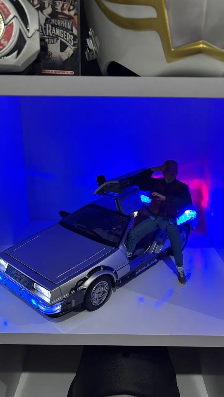 DeLorean Diamond Select 1:15 Hover Conversion Raríssimo Eletrônico De Volta Futuro - Foto 2